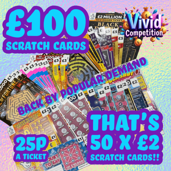 £100 scratch cards (50x£2)