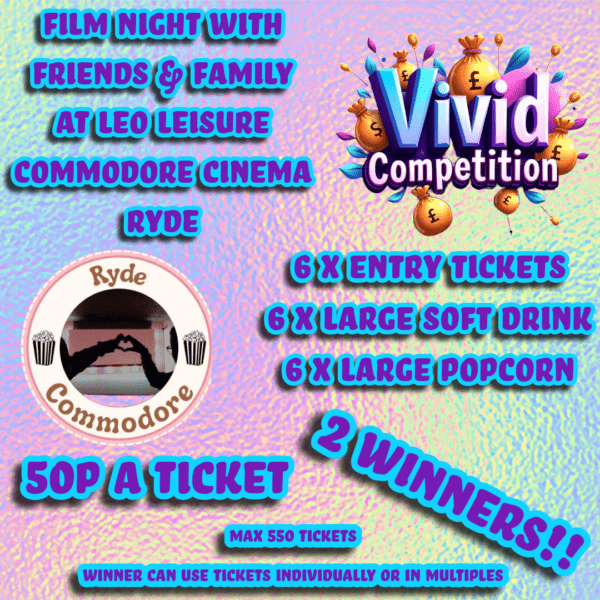 6 entry tickets + popcorn/soft drinks