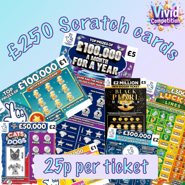 £250 Scratch cards