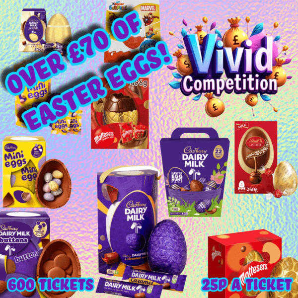 Over £70 in Easter Eggs + 20 instant wins