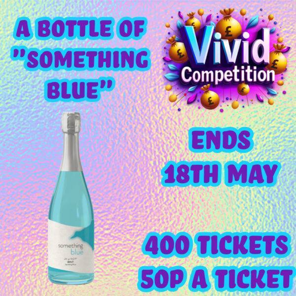 A bottle of “Something Blue”
